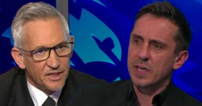 Gary Lineker calls out Gary Neville on Twitter as Man Utd rant backfires spectacularly