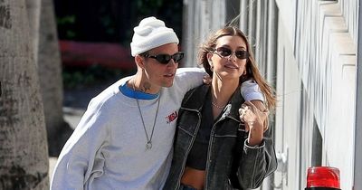 Hailey Bieber and Justin Bieber beam on way to brunch after recent health scare