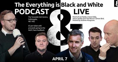 The Everything is Black and White Podcast LIVE - Get your tickets for this Newcastle United event