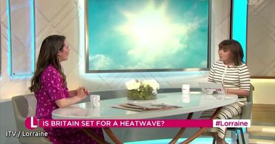 GMB's Laura Tobin gives Lorraine her verdict on April UK heatwave