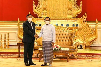 ASEAN special envoy meets Myanmar junta chief