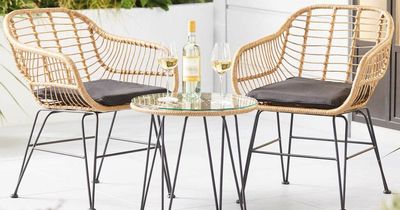 Aldi slash price of rattan garden furniture set in time for spring heatwave