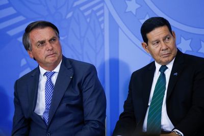 Brazil's Bolsonaro says VP Mourao will not be his running mate this year