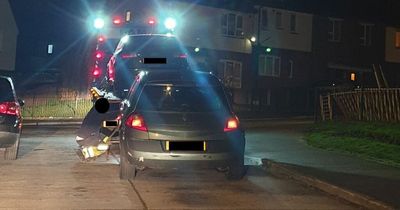 Cars seized and five arrested in major crackdown on crime along town's roads