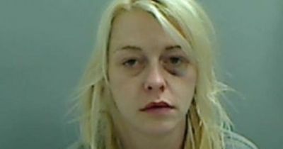 Killer seen on CCTV buying crisps with victim's card after leaving her dying on floor