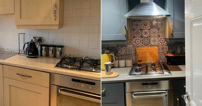 B&Q shopper saves £6,000 renovating kitchen herself with £30 item - and it looks completely different