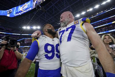 Andrew Whitworth has ‘no doubt’ Aaron Donald will be back with Rams in 2022