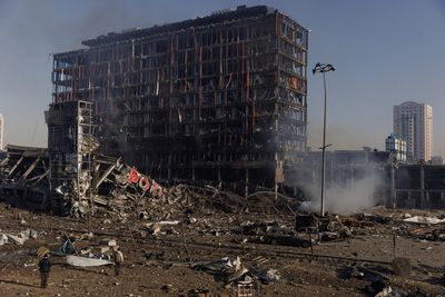 Russia says Kyiv shopping centre it hit was storing Ukrainian rockets