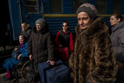 Ukrainian refugees speak of bombs, half-empty cities, hunger