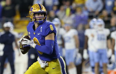 Eagles’ QB coach gets an up-close look at Kenny Pickett during his pro day at Pitt