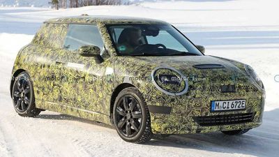 New Mini Three-Door Spy Shots Show Hatch Still Covered In Clever Camo