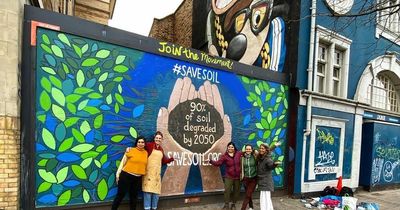 New mural near Bristol M32 shows support for Sadhguru's campaign to save soil