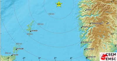 Scottish homes 'rattled and creaked' by 5.1 earthquake causing beds to shake