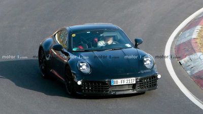 Porsche 911 Hybrid Spied With Extra Lights At The 'Ring And In Sweden