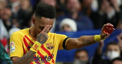 Pierre-Emerick Aubameyang details heartbreaking reason behind Barcelona celebration