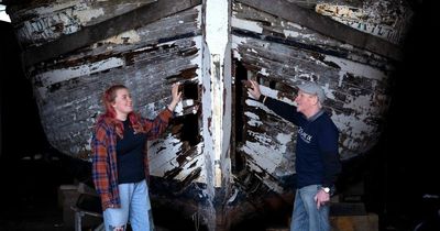 Skylark IX visited in Irvine as plans to move her to Dumbarton gather pace