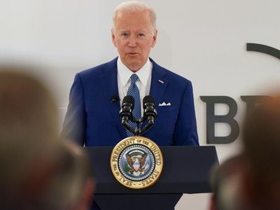 Biden news – live: Conspiracy theorists pounce on ‘new world order’ comment as Jen Psaki tests positive