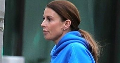 Coleen Rooney spotted hobbling on crutches after suffering mystery injury