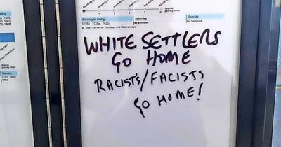 Racist graffiti on Highland Perthshire bus shelter condemned and reported to police