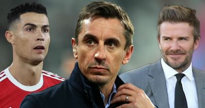 Gary Neville explains why David Beckham was better to play with than Cristiano Ronaldo