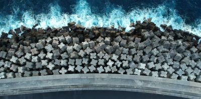Concrete fuels climate change – but there's a nature-friendly way to defend coasts from rising seas