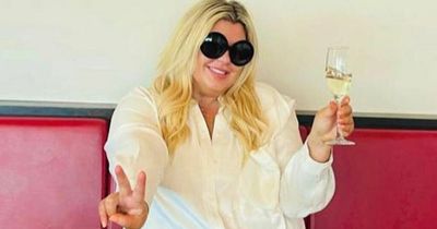 Gemma Collins is 'buzzing' to be on her first family holiday as a stepmum