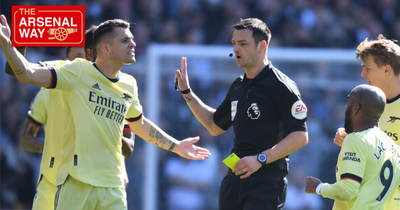 Alexandre Lacazette leads Arsenal revolt against refereeing as Granit Xhaka injustice is exposed