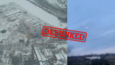 No, these videos do not show a Russian hypersonic strike in Ukraine