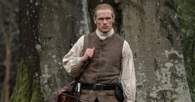 Sam Heughan explains why Jamie was wearing his kilt to go fishing in latest episode