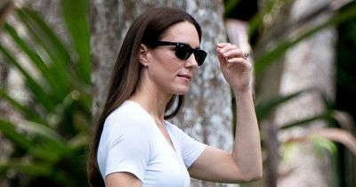 Kate Middleton compared to Lara Croft as she scales sky palace in Belize jungle