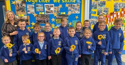 North East schoolchildren plant sunflowers in kind show of support for disabled babies and children