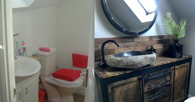 Couple create dream bathroom for only £550 - saving thousands using Gumtree & Ebay