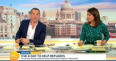 ITV GMB host Martin Lewis fights tears as he's 'thrown off' by Ukrainian girl