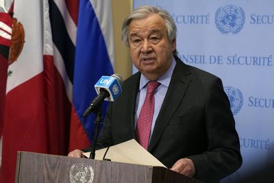 UN chief calls for an end to Russia’s ‘absurd war’ in Ukraine