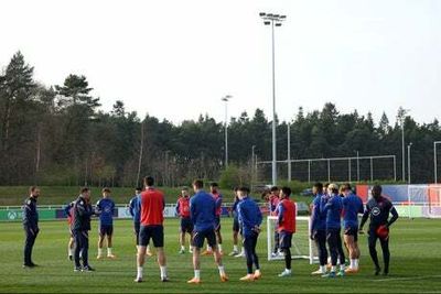 Emile Smith Rowe and Declan Rice sit out England training with Raheem Sterling set for late arrival