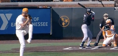 Tennessee’s Ben Joyce unleashed a devastating 104 mph fastball in a game-ending strikeout