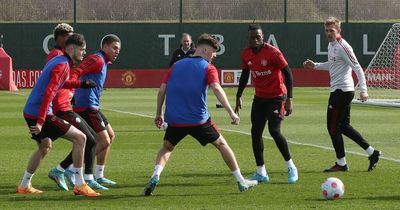 Four things spotted in Manchester United training as youngsters pounce on senior stars' absences