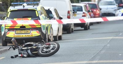 Biker suffers serious injuries in a crash in Heywood