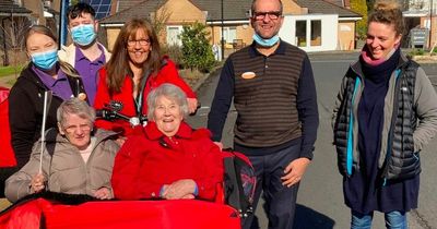 Lanarkshire care home's trishaw project is officially launched as locals go for a spin