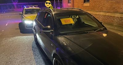 Police seize vehicle that was on the road without tax for 18 months