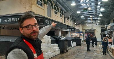Leeds Kirkgate Market 'stinky water' bag burst all over fishmonger who had to strip and carry on working
