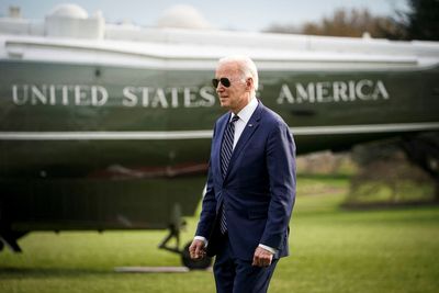 Biden lands in Europe in middle of dispute over Russian energy sanctions