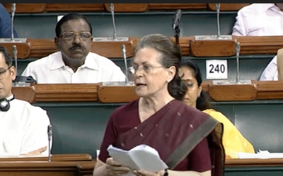 Lok Sabha updates | Govt must work towards ensuring the nutritional needs of children in the face of the pandemic, says Sonia Gandhi