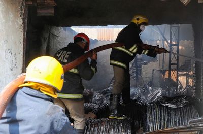 11 dead, 4 injured in fire at scrap warehouse in India