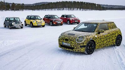 2023 MINI 3-Door Shown In Sweden Alongside Its Predecessors