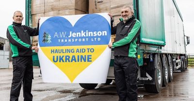 Lockerbie-based haulage firm takes 34 tonnes of donations to Ukrainian refugees