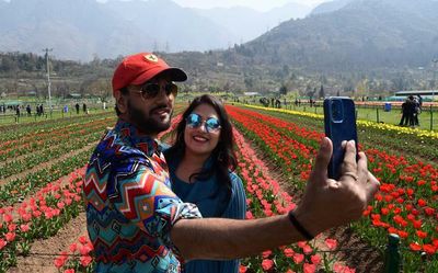 Visitors relive scenes from Silsila amid 15 lakh blooming tulips in Srinagar garden