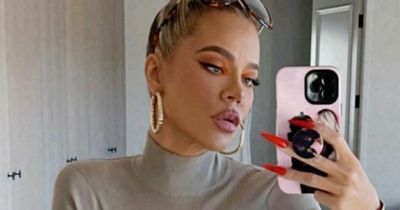 Khloe Kardashian shows off results of heartbreak diet as she works up sweat at gym