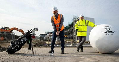 Topgolf Glasgow moves closer to opening with official 'topping out' ceremony