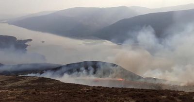 Ben Lomond fire: Moorland devastated by huge blaze after 'dropped cigarette'